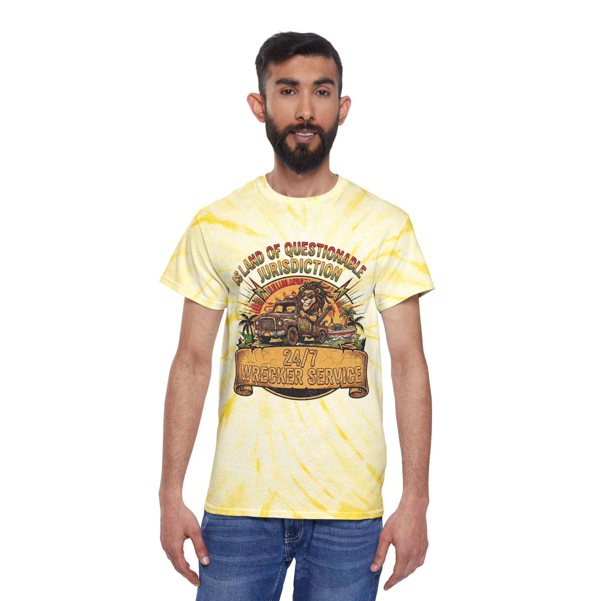 Island of Questionable Jurisdiction Tie-Dye
